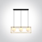 Dekoratyvinis šviestuvas 3x3x8W E14 63174C/BS Dekoratyvinis šviestuvas 3x3x8W E14 63174C/BS