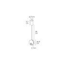 Sieninis šviestuvas VIVO 3W 3000K 64171-304115 Sieninis šviestuvas VIVO 3W 3000K 64171-304115
