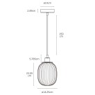 Pakabinamas šviestuvas PERO 8W G9 64174-005162 Pakabinamas šviestuvas PERO 8W G9 64174-005162