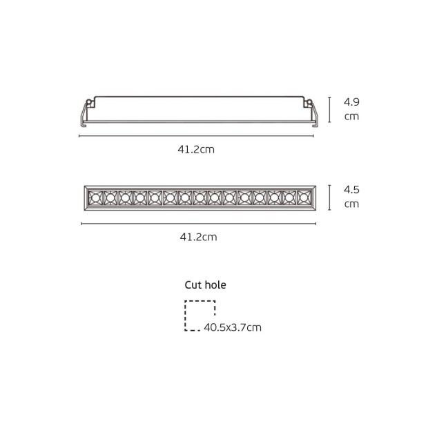 Įleidžiamas šviestuvas SERO 3000K 15x2W 64174-083776 Įleidžiamas šviestuvas SERO 3000K 15x2W 64174-083776