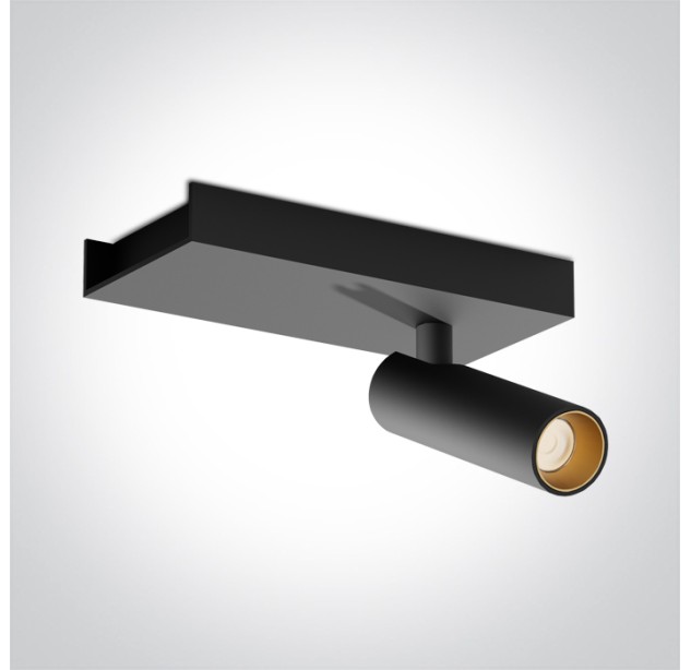 Lubinis/sieninis LED šviestuvas 5W 3000K 65004A/B/W