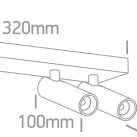 Lubinis/sieninis LED šviestuvas 3x5W 3000K 65004C/B/W Lubinis/sieninis LED šviestuvas 3x5W 3000K 65004C/B/W