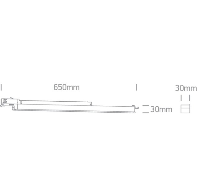 Bėginis LED šviestuvas 16W CCT 65018T/W/V