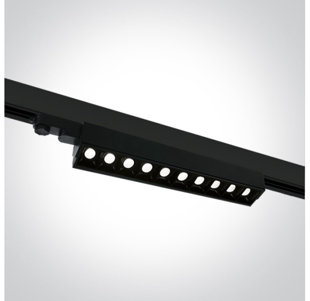 Bėginis LED šviestuvas 10x5W 4000K 65024T/B/C Bėginis LED šviestuvas 10x5W 4000K 65024T/B/C