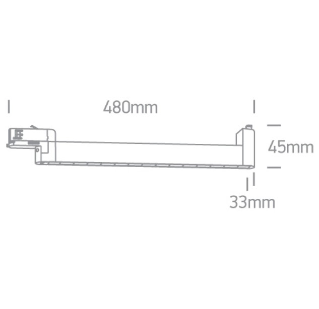Bėginis LED šviestuvas 15X1W 3000K 65024TA/B/W