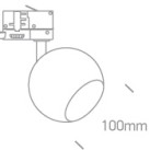 Bėginis šviestuvas 10W GU10 65105BT/W
