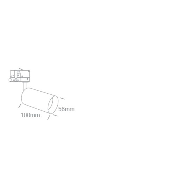 Bėginis šviestuvas 10W GU10 65105DT/W Bėginis šviestuvas 10W GU10 65105DT/W