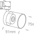 Bėginis šviestuvas 10W GU10 65105GT Bėginis šviestuvas 10W GU10 65105GT