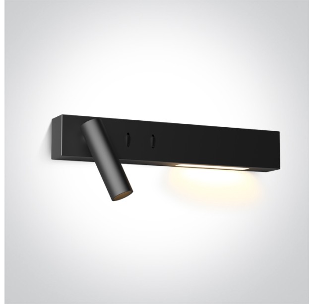 3W+6W 3000K Wall-Mounted LED Light Fixture 65146/B/W
