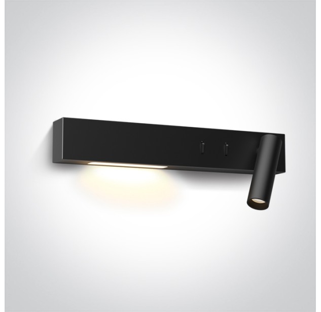 Sieninis LED šviestuvas 3W+6W 3000K 65146A/B/W Sieninis LED šviestuvas 3W+6W 3000K 65146A/B/W