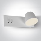 Wall-mounted LED light fixture 6W+4W 3000K 65147A/W/W