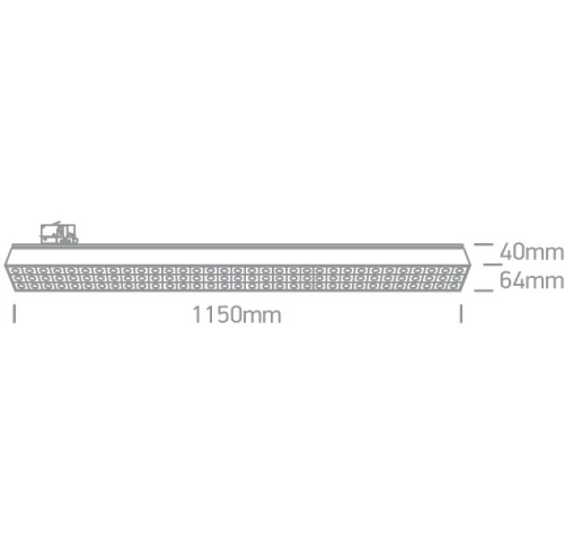 Bėginis LED šviestuvas 60W 3000K 65170BT/B/W