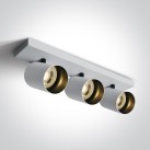Lubinis/sieninis šviestuvas 3x3x10W GU10 65305N/W Lubinis/sieninis šviestuvas 3x3x10W GU10 65305N/W