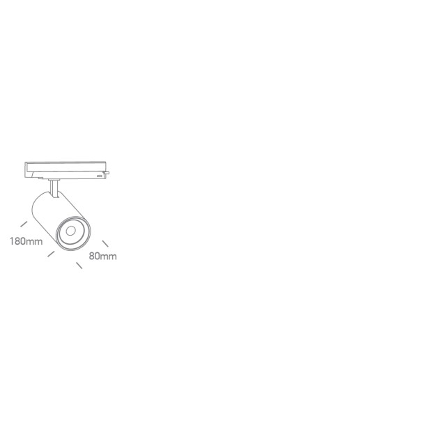 Bėginis LED šviestuvas 30W-35W-40W CCT 65606DT/W/V