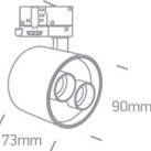Bėginis LED šviestuvas 12W 3000K 65656BT/B/W Bėginis LED šviestuvas 12W 3000K 65656BT/B/W