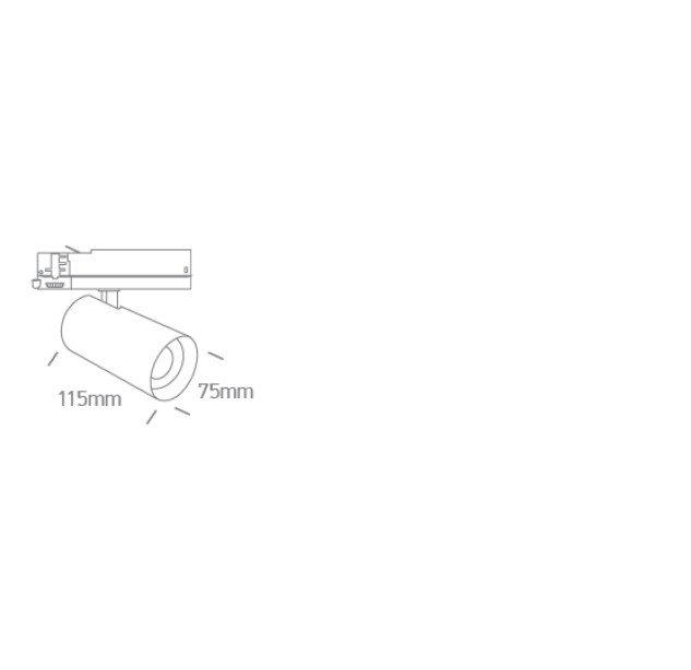 Bėginis LED šviestuvas 16W-18W-20W-22W CCT 65670BT/B/V