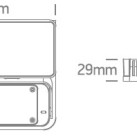 Sieninis LED šviestuvas 12W 4000K IP54 65748/B/C Sieninis LED šviestuvas 12W 4000K IP54 65748/B/C