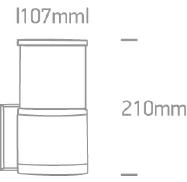 Lauko sieninis šviestuvas 20W E27 IP54 67094/B Lauko sieninis šviestuvas 20W E27 IP54 67094/B