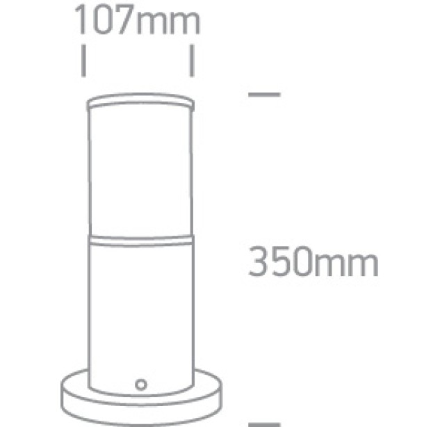 Lauko pastatomas šviestuvas 20W E27 IP54 67100/BR