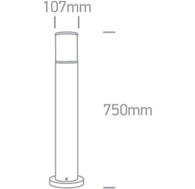 20W E27 IP54 Outdoor Floor Lamp 67102/B