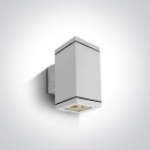 Sieninis šviestuvas 2x2x20W E27 IP54 67132A/W Sieninis šviestuvas 2x2x20W E27 IP54 67132A/W