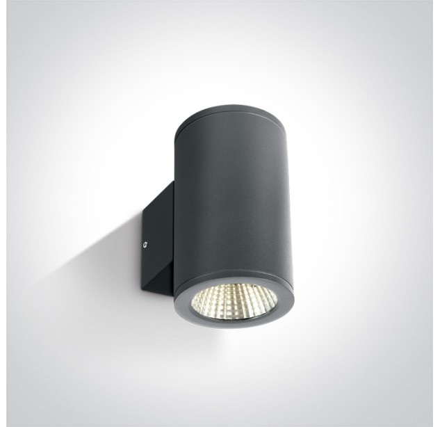 Wall-mounted LED light fixture 2x6W 3000K IP54 67138/AN/W