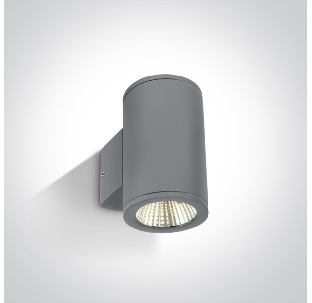 Sieninis LED šviestuvas 2x6W 3000K IP54 67138/G/W