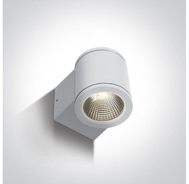 Sieninis LED šviestuvas 6W 3000K IP54 67138E/W/W