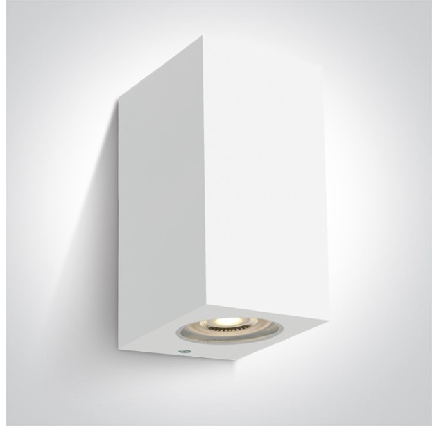 Lubinis šviestuvas 2x2x6W GU10 IP65 67142K/W