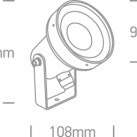 Lauko pastatomas šviestuvas 10W GU10 IP65 67196BG/AN