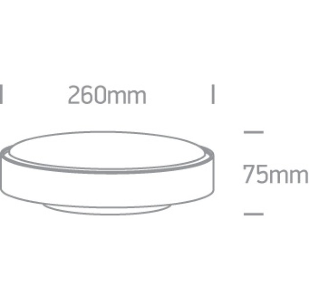 Lubinis LED šviestuvas 16W 3000K IP65 67280N/AN/W Lubinis LED šviestuvas 16W 3000K IP65 67280N/AN/W