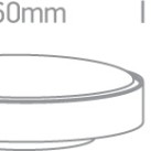 Lubinis LED šviestuvas 16W 3000K IP65 67280N/G/W
