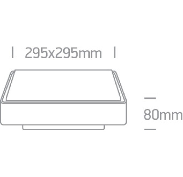15W 3000K IP65 Emergency LED Light 67282ANE/G/W