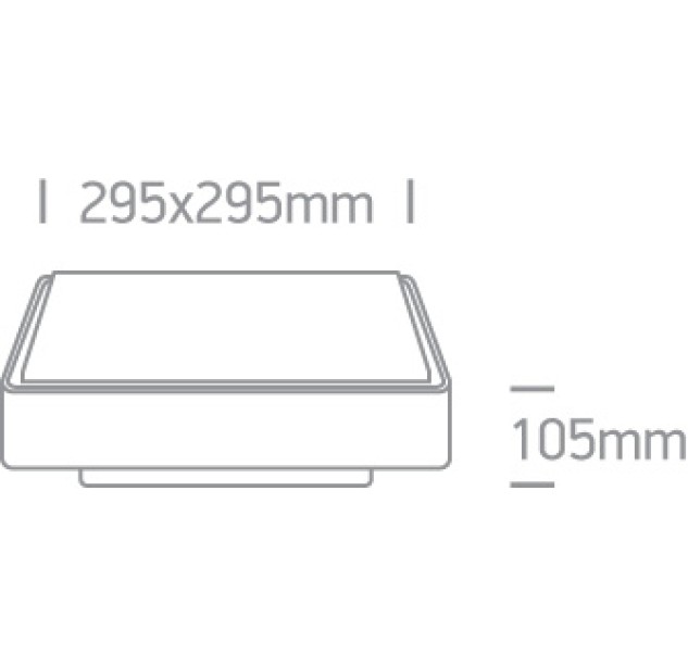 Lubinis šviestuvas 2x2x12W E27 IP65 67282EA/AN