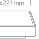 Lubinis LED šviestuvas 16W 3000K IP65 67282N/AN/W