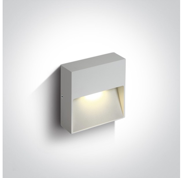 Sieninis LED šviestuvas 3W IP65 67359A/W/V Sieninis LED šviestuvas 3W IP65 67359A/W/V