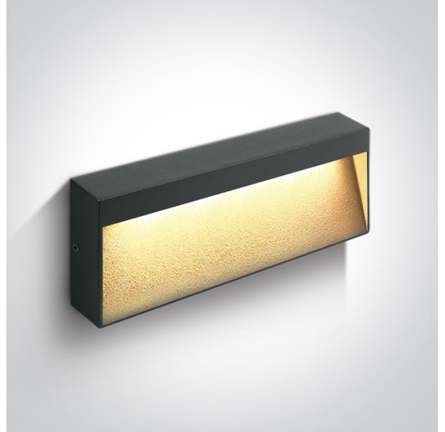 Sieninis LED šviestuvas 7W 3000K IP54 67359B/AN/W Sieninis LED šviestuvas 7W 3000K IP54 67359B/AN/W