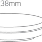 Потолочный светильник LED 20 Вт 3000 К IP54 67362/AN/W