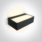 Sieninis LED šviestuvas 2x4,5W 3000K IP54 67362C/AN/W