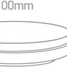 Lubinis LED šviestuvas 30W 3000K IP54 67363/AN/W