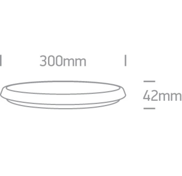 Lubinis LED šviestuvas 18W CCT IP54 67368/W/V Lubinis LED šviestuvas 18W CCT IP54 67368/W/V