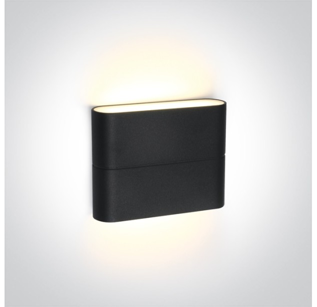 Sieninis LED šviestuvas 2x3W 3000K IP54 67376/AN/W