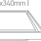 Lubinis LED šviestuvas 30W 3000K IP54 67384A/AN/W