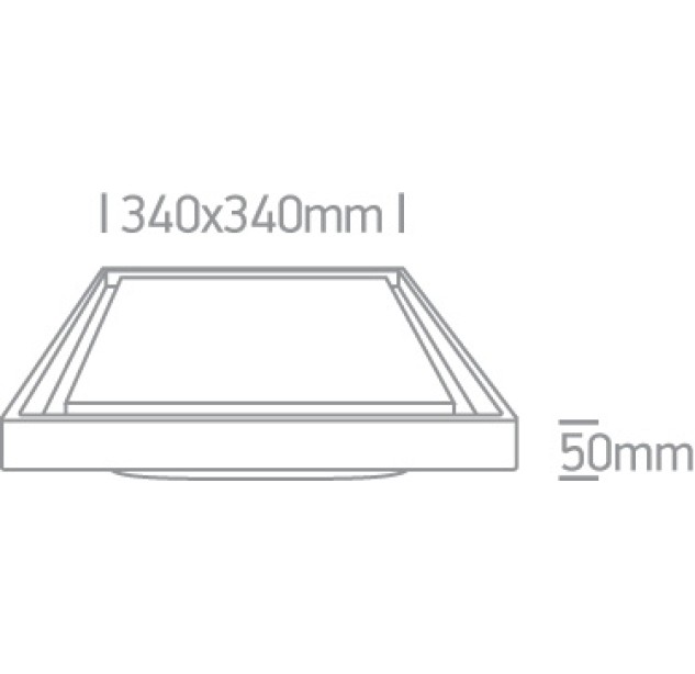 Lubinis LED šviestuvas 30W 3000K IP54 67384A/W/W Lubinis LED šviestuvas 30W 3000K IP54 67384A/W/W