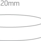 Lubinis LED šviestuvas 21W 3000K IP65 67390/AN/W