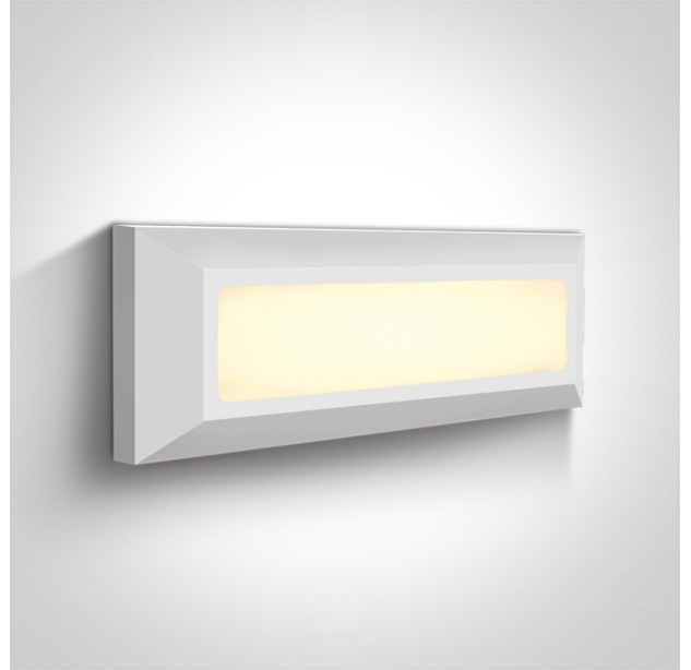Lubinis/sieninis LED šviestuvas 3,5W IP65 67394/W/V