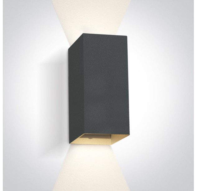 Sieninis LED šviestuvas 2x3W 3000K IP54 67398A/AN/W Sieninis LED šviestuvas 2x3W 3000K IP54 67398A/AN/W