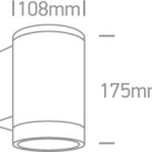 Sieninis šviestuvas 20W E27 IP65 67400D/B Sieninis šviestuvas 20W E27 IP65 67400D/B