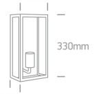 Lauko sieninis šviestuvas 12W E27 IP43 67406A/B