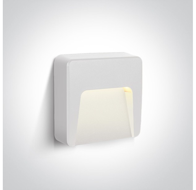 Sieninis LED šviestuvas 1,5W IP65 67417/W/V Sieninis LED šviestuvas 1,5W IP65 67417/W/V